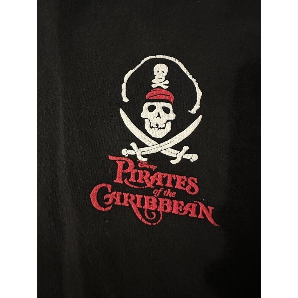 Pirates of the Caribbean‎ Spirit Jersey Shirt Adult XS Red Black Striped Disney - Picture 3 of 10